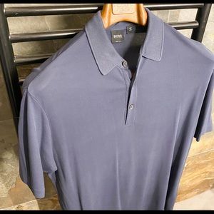 Boss silk polo shirt